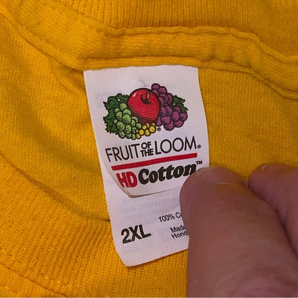 McDonald’s Crispy Chicken Sandwich Yellow Employee Tee - Size 2XL Yellow - Picture 5 of 6